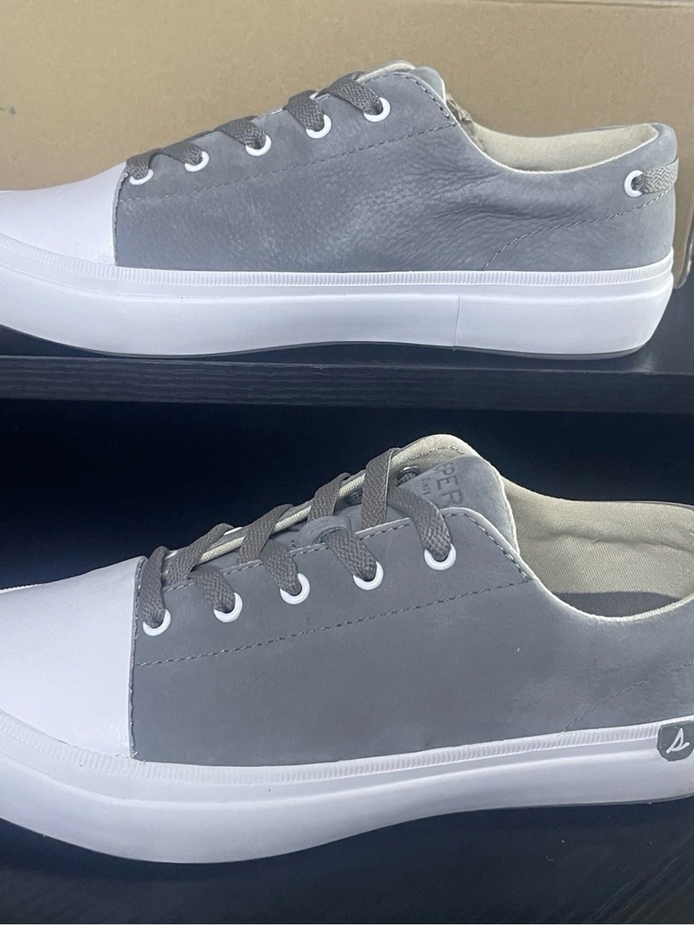 Women’s Sperry Gray Low-Top Casual Sneakers